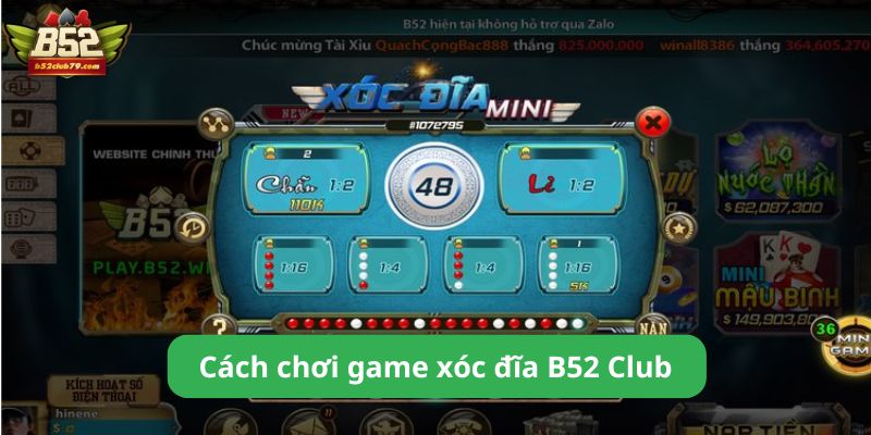 mẹo chơi xóc đĩa tại B52 Club